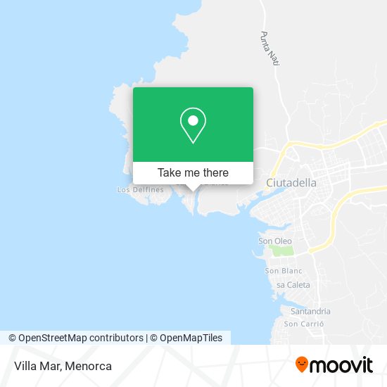 Villa Mar map