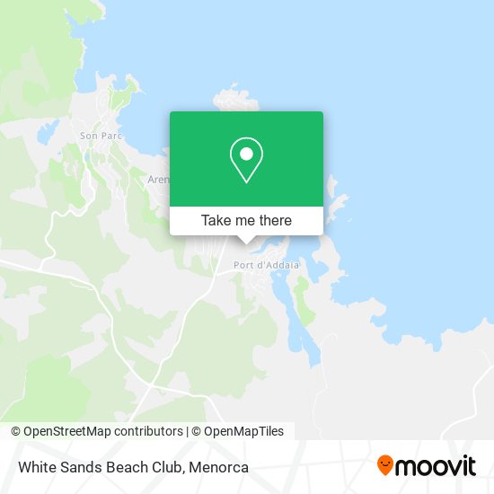 White Sands Beach Club map