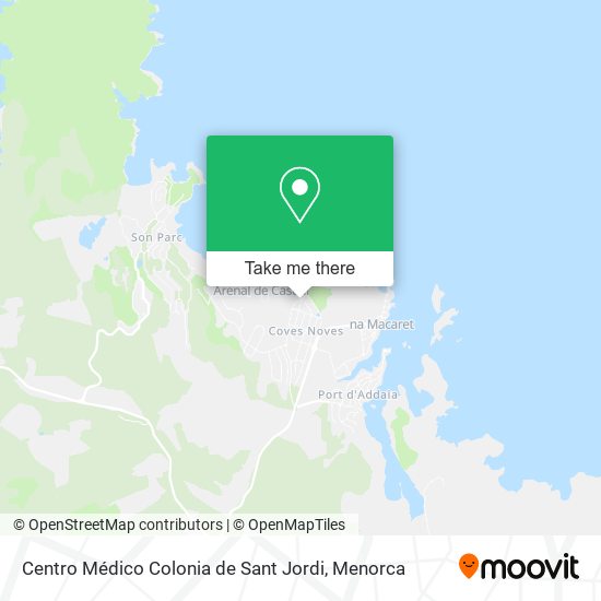 Centro Médico Colonia de Sant Jordi map