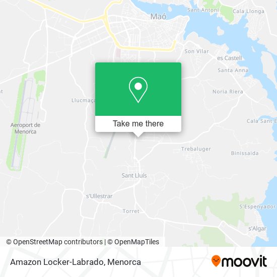 Amazon Locker-Labrado map