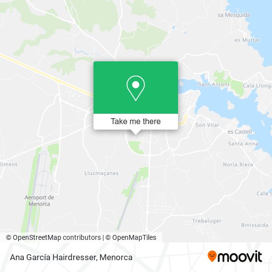 Ana García Hairdresser map