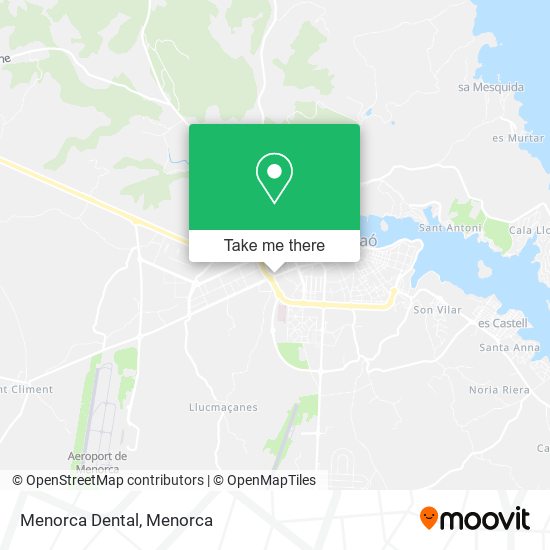 Menorca Dental map