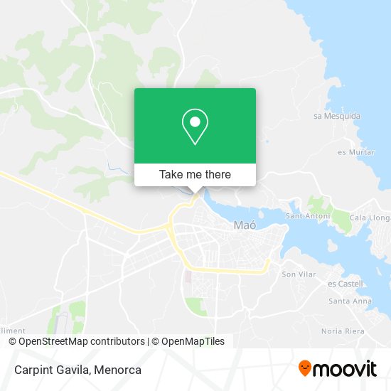 Carpint Gavila map