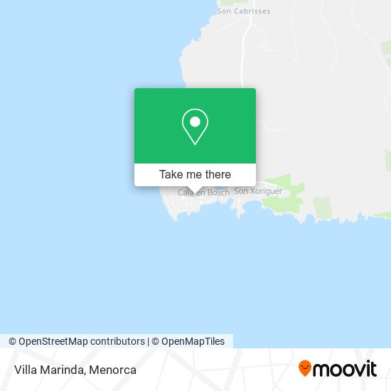 mapa Villa Marinda