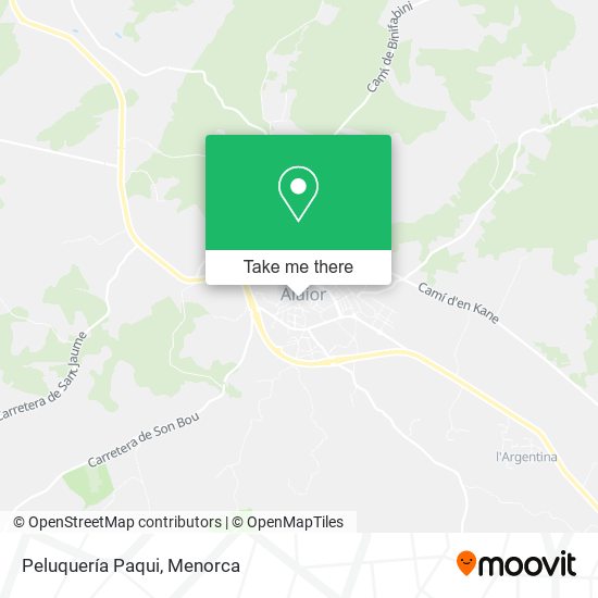 Peluquería Paqui map