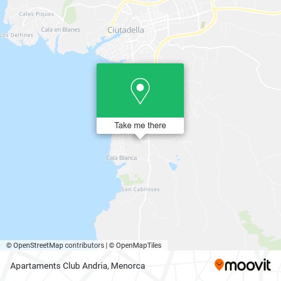 Apartaments Club Andria map