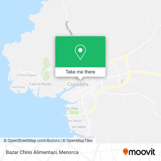 Bazar Chino Alimentaci map