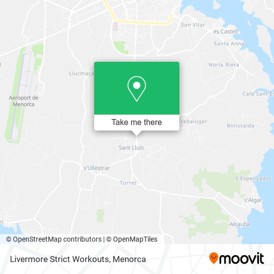 mapa Livermore Strict Workouts