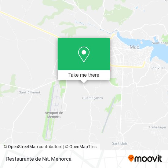 mapa Restaurante de Nit
