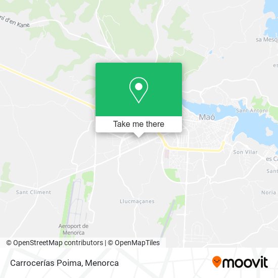 Carrocerías Poima map