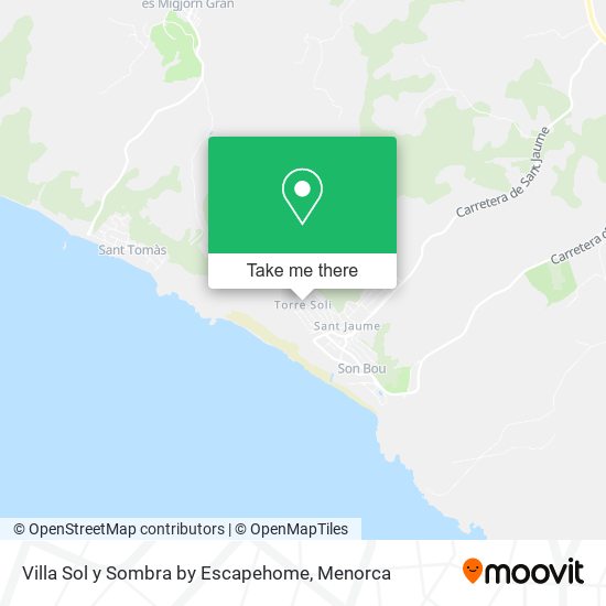 Villa Sol y Sombra by Escapehome map