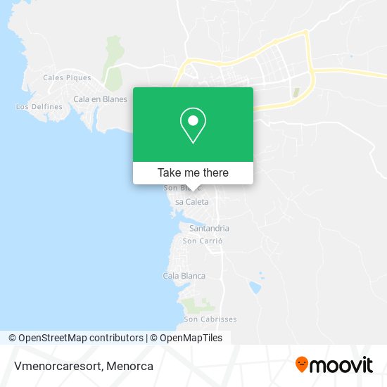 Vmenorcaresort map