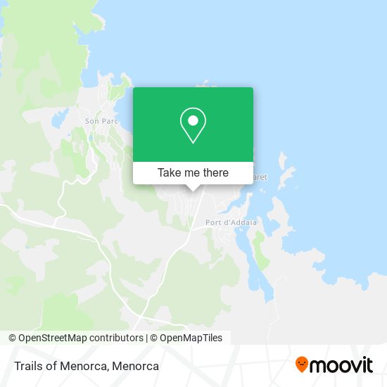 Trails of Menorca map