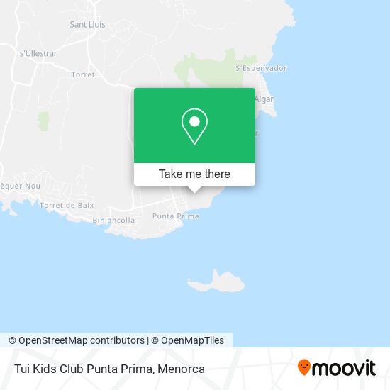 Tui Kids Club Punta Prima map