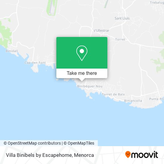 Villa Binibels by Escapehome map