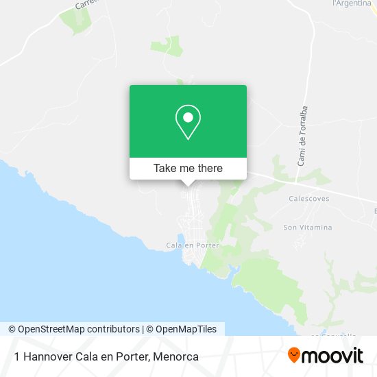 1 Hannover Cala en Porter map