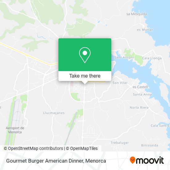 Gourmet Burger American Dinner map