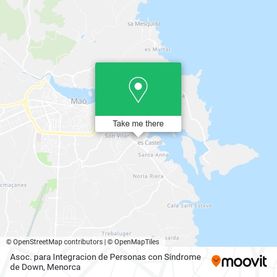 Asoc. para Integracion de Personas con Síndrome de Down map