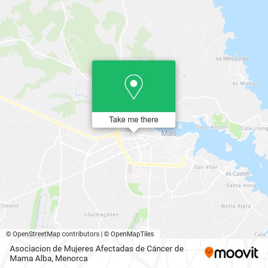Asociacion de Mujeres Afectadas de Cáncer de Mama Alba map