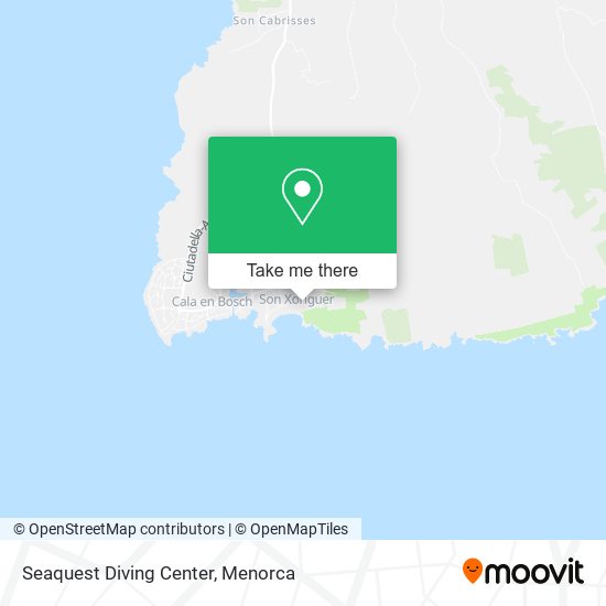 mapa Seaquest Diving Center