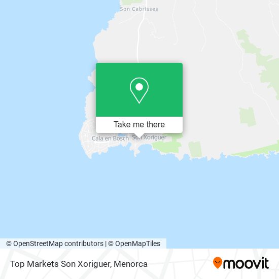 Top Markets Son Xoriguer map