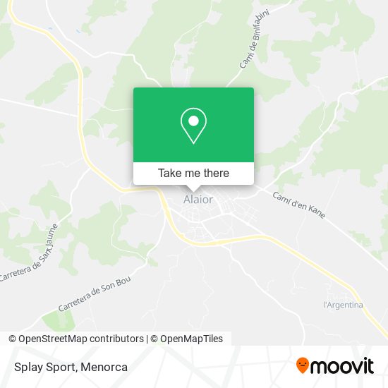 Splay Sport map