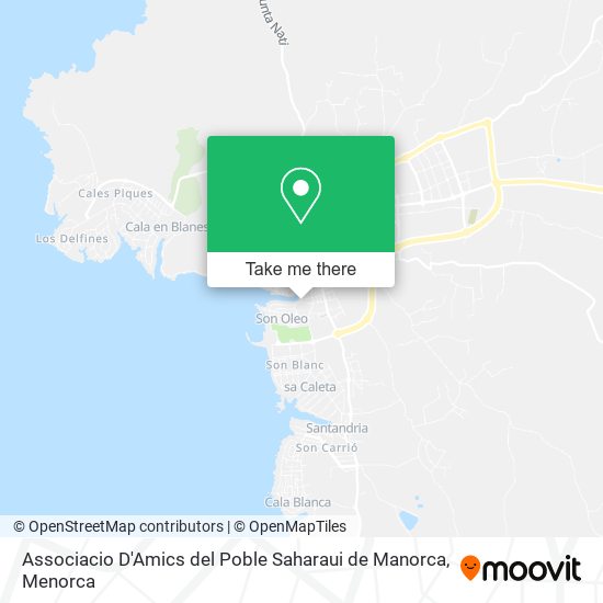 Associacio D'Amics del Poble Saharaui de Manorca map