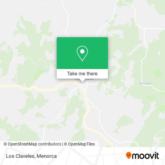 Los Claveles map