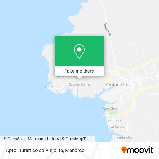 Apto. Turístico sa Vinjolita map