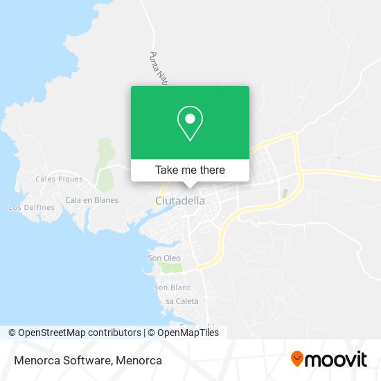 Menorca Software map