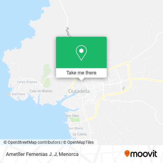 Ametller Femenias J. J map