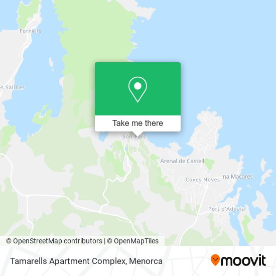 Tamarells Apartment Complex map