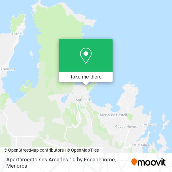 Apartamento ses Arcades 10 by Escapehome map