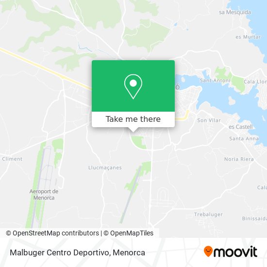 Malbuger Centro Deportivo map