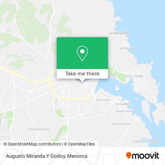 Augusto Miranda Y Godoy map