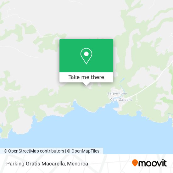 mapa Parking Gratis Macarella