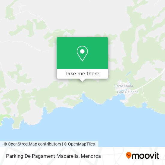 mapa Parking De Pagament Macarella