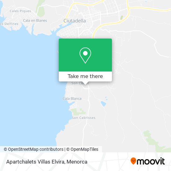 Apartchalets Villas Elvira map