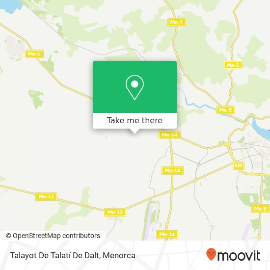 Talayot De Talatí De Dalt map