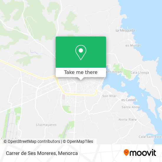 mapa Carrer de Ses Moreres