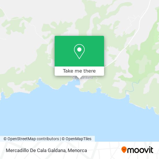 Mercadillo De Cala Galdana map