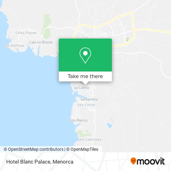 Hotel Blanc Palace map