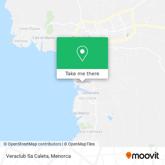 mapa Veraclub Sa Caleta