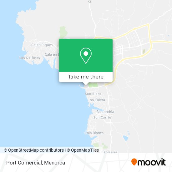 Port Comercial map