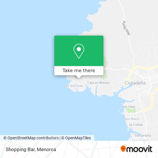 mapa Shopping Bar
