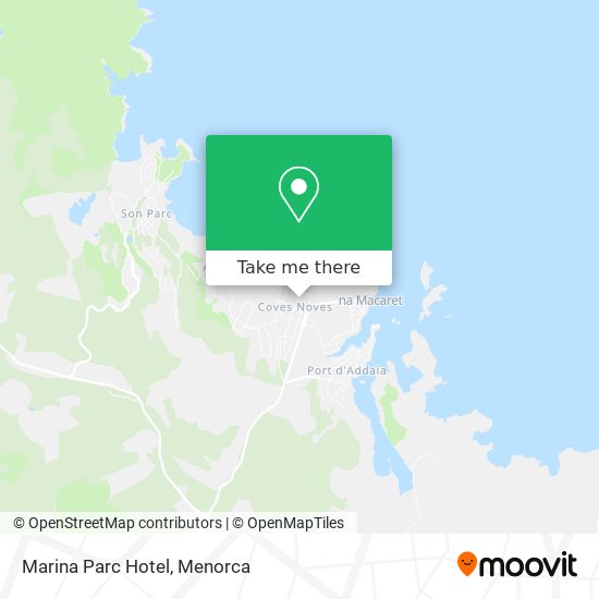 mapa Marina Parc Hotel
