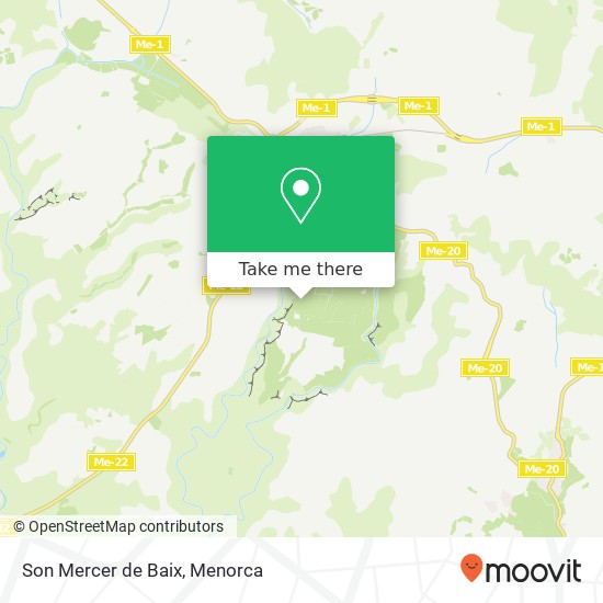 Son Mercer de Baix map