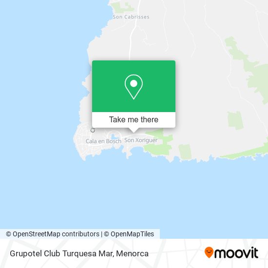 Grupotel Club Turquesa Mar map