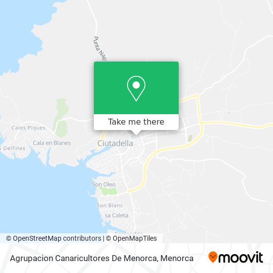 Agrupacion Canaricultores De Menorca map