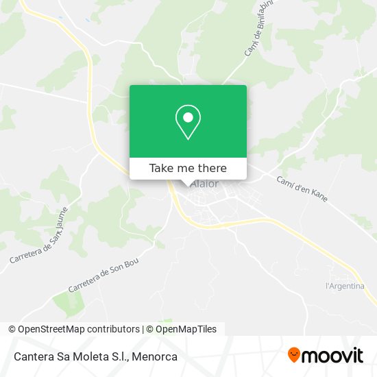 Cantera Sa Moleta S.l. map